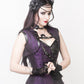 Markos Purple Steampunk Overbust Corset with Shrug