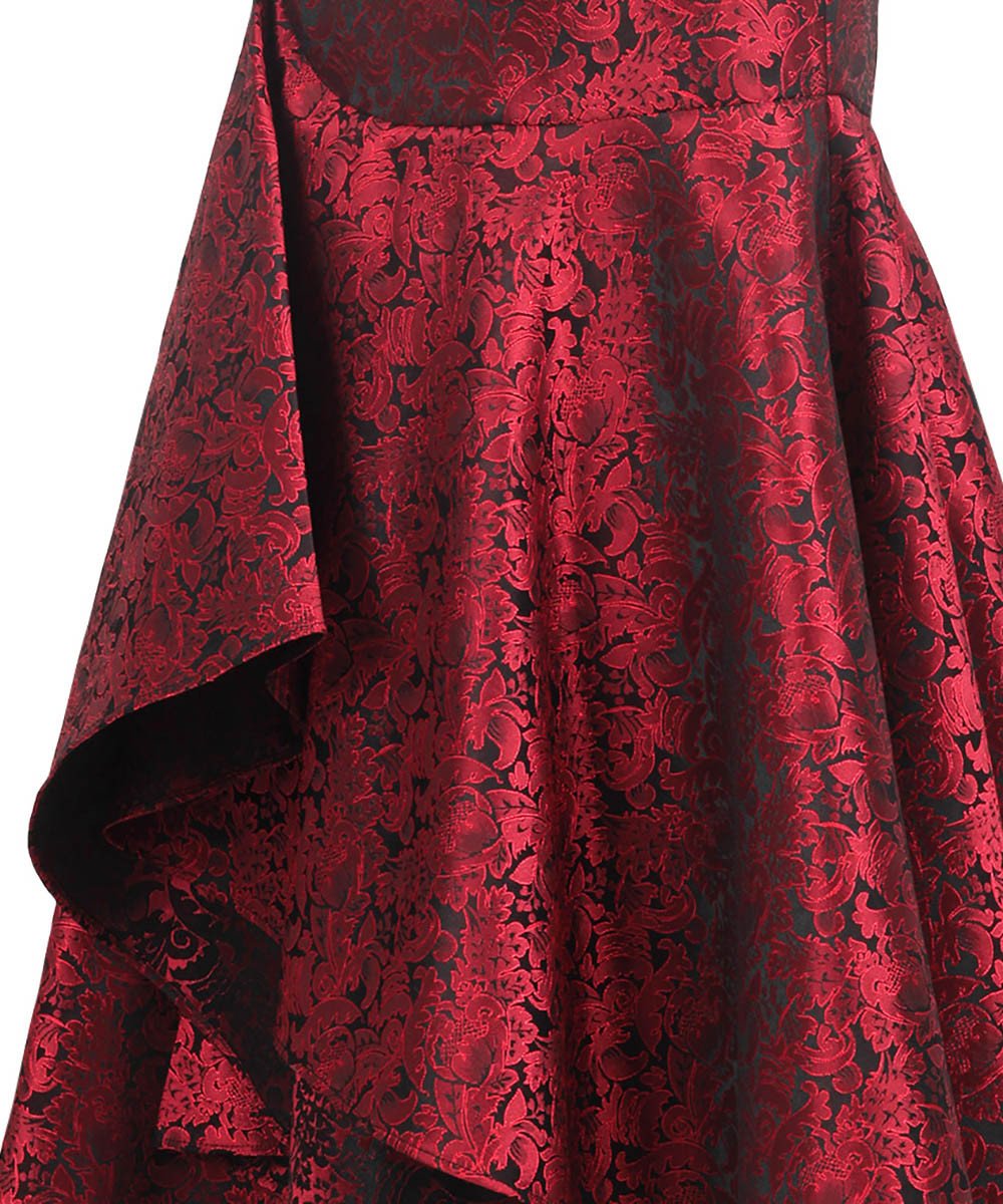 Halvor Gothic Brocade Ruffle Skirts