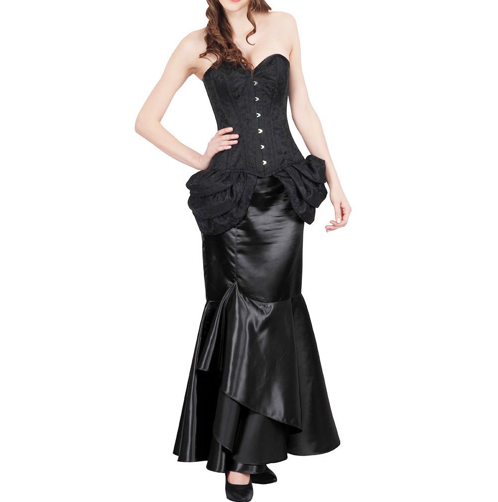 Haimati Black Burlesque Fashion Corset