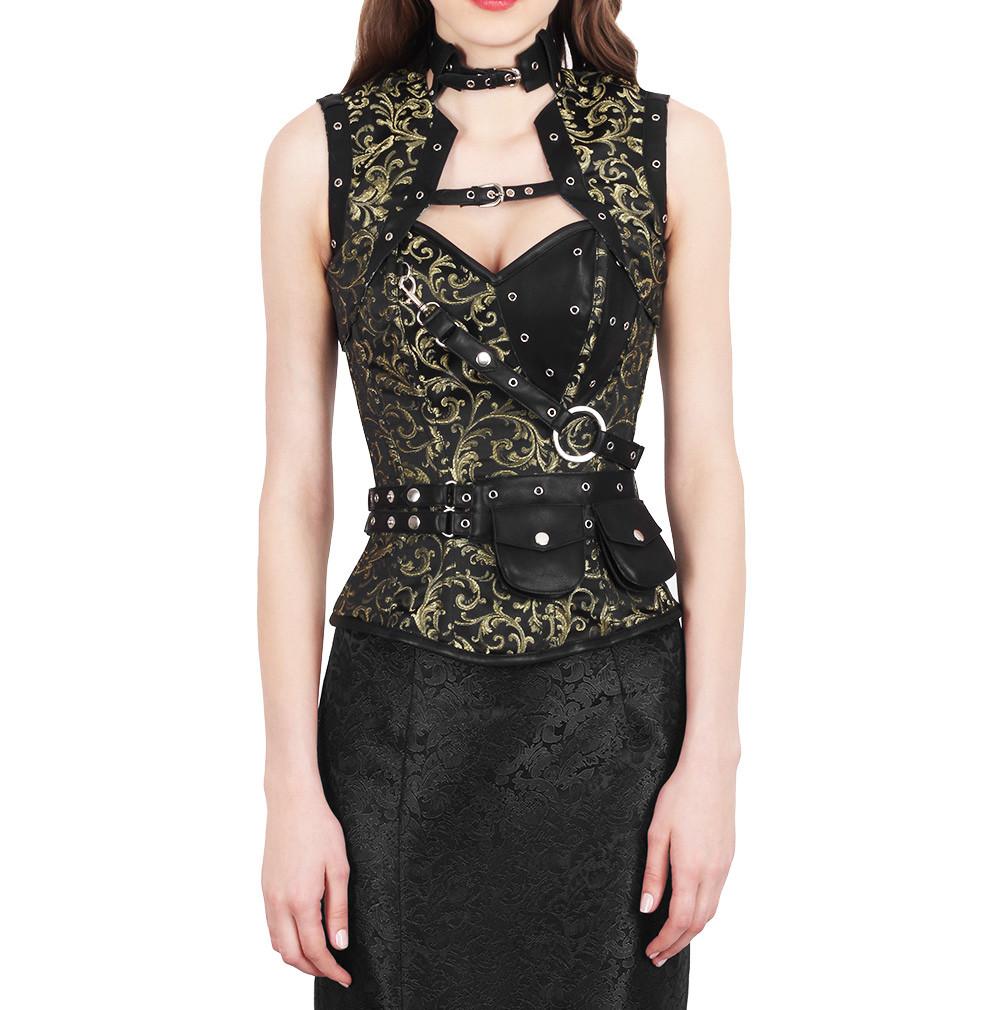 Hallil Steampunk Fashion Corset