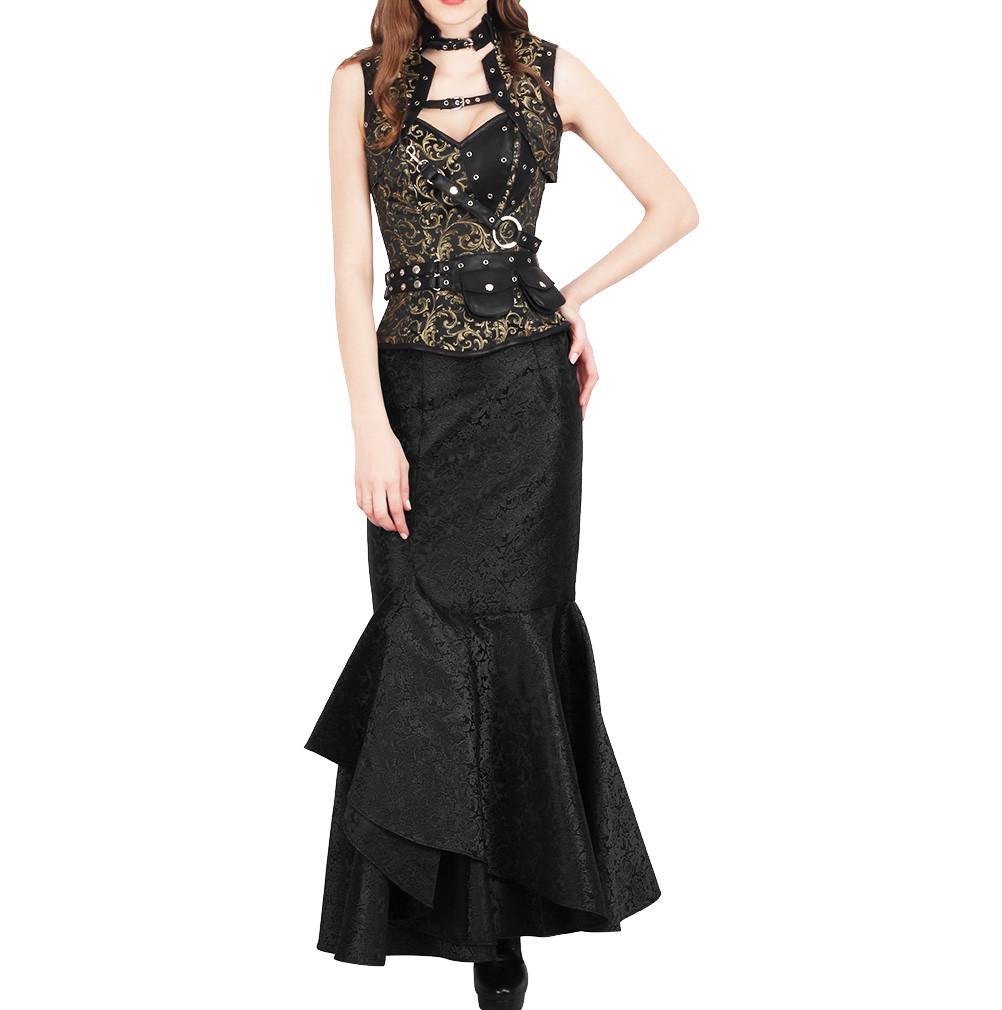 Hallil Steampunk Fashion Corset
