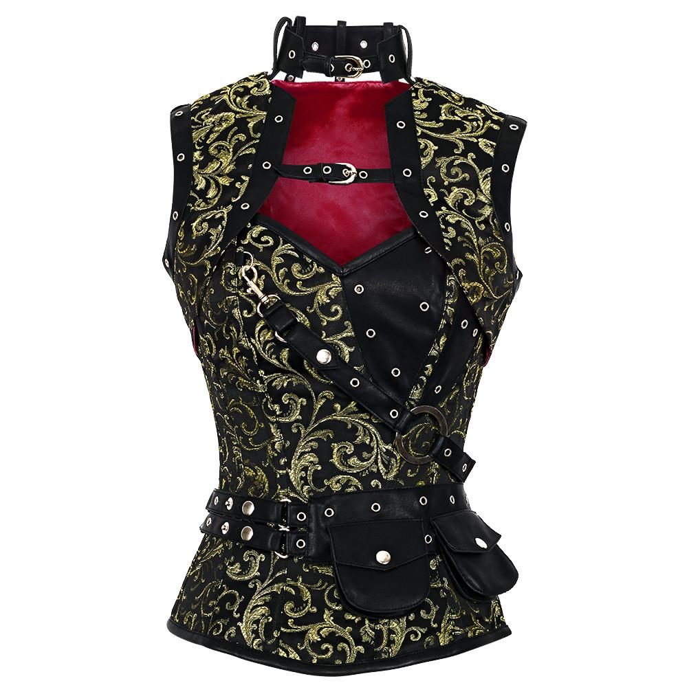Hallil Steampunk Fashion Corset