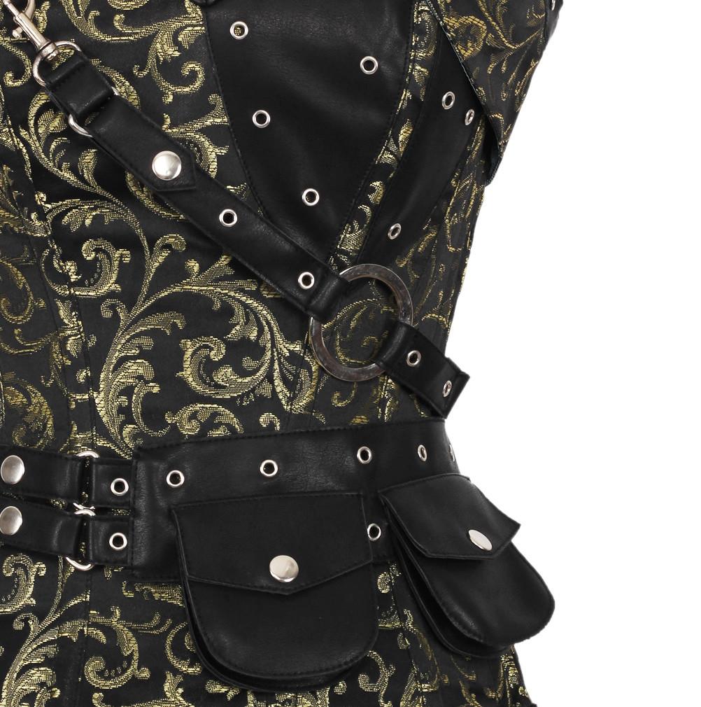 Hallil Steampunk Fashion Corset