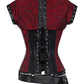 Vairocana Steampunk Overbust Brocade Corset with Shrug