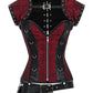 Vairocana Steampunk Overbust Brocade Corset with Shrug