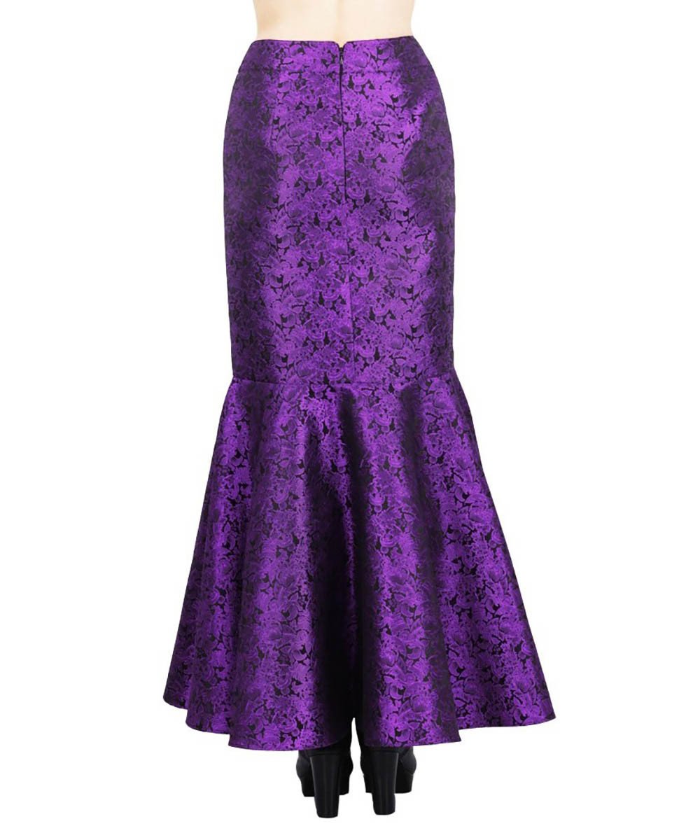 Halvor Gothic Brocade Ruffle Skirts