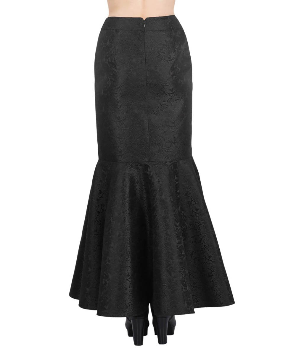 Halvor Gothic Brocade Ruffle Skirts