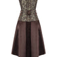 Abhainn Steampunk Gold Corset Dress