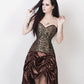 Abhainn Steampunk Gold Corset Dress