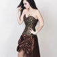 Abhainn Steampunk Gold Corset Dress