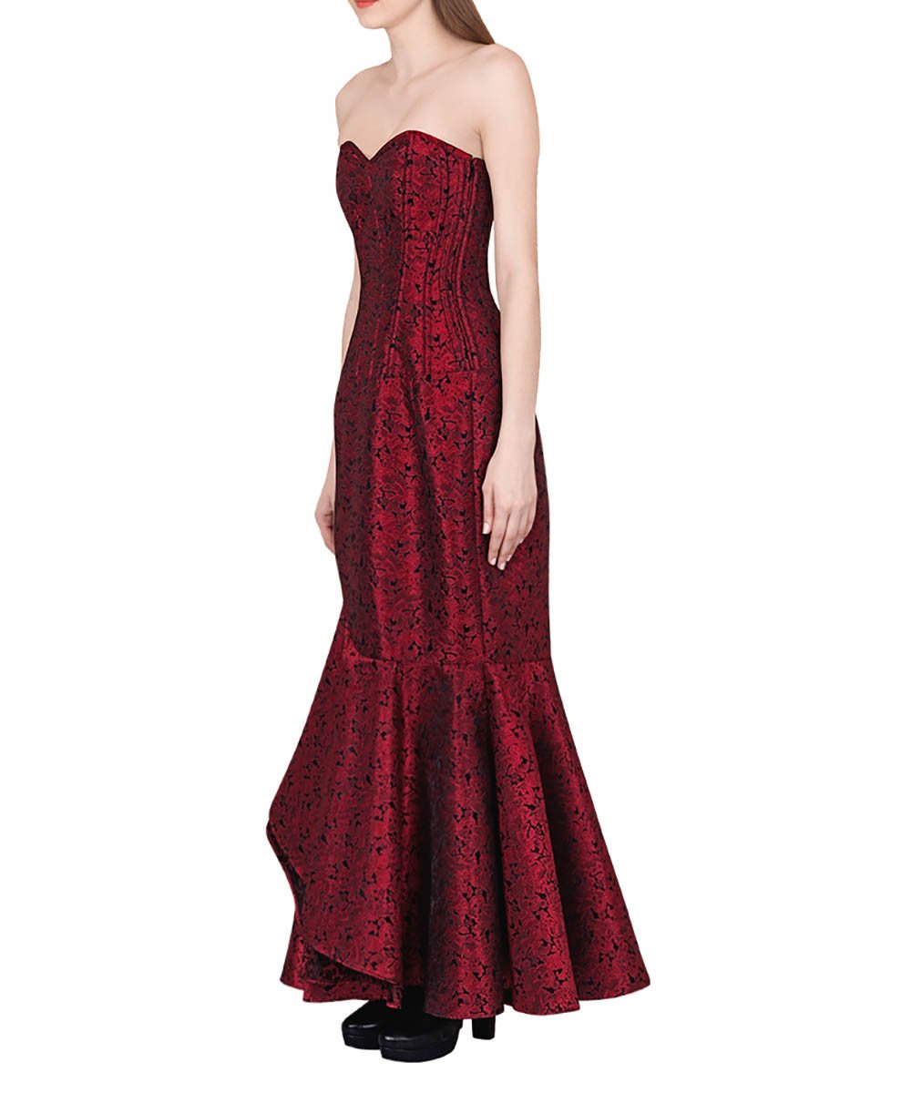 Vimka Cascad Ruffle Gothic Corset Dress