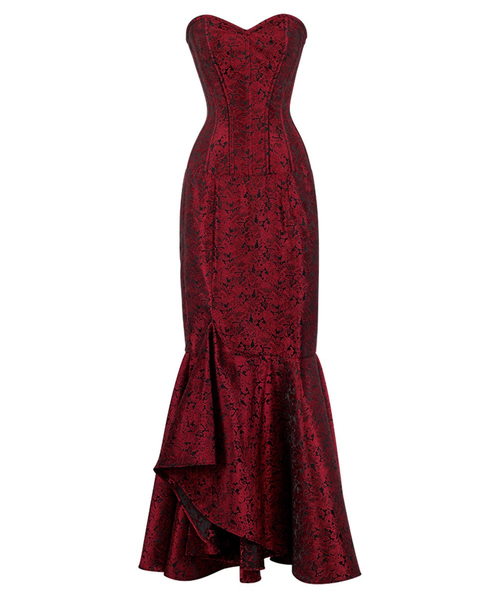 Vimka Cascad Ruffle Gothic Corset Dress