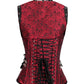 Vladmir Brocade Overbust Steampunk Corset with Detachable Belt