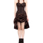Omat Steampunk Corset Brown Dress