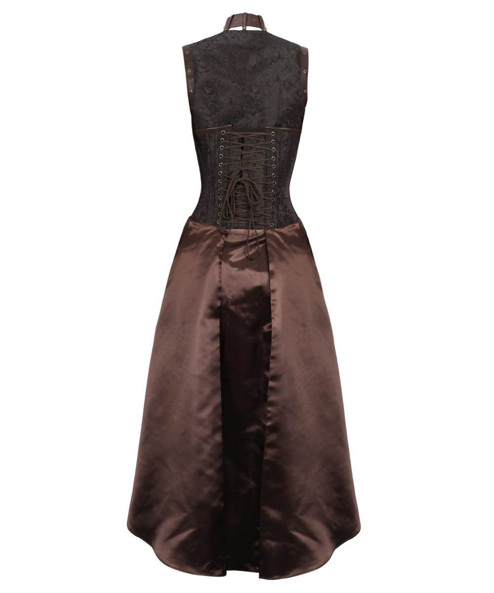 Floriano Overbust Steampunk Corset Dress