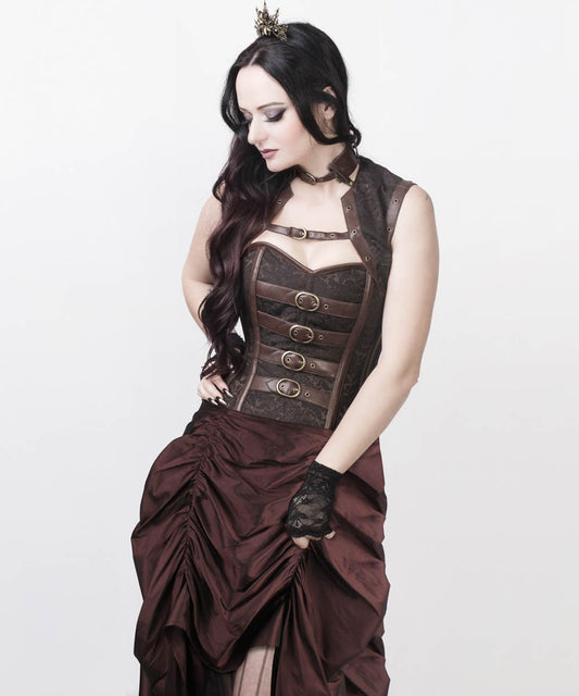 Floriano Overbust Steampunk Corset Dress