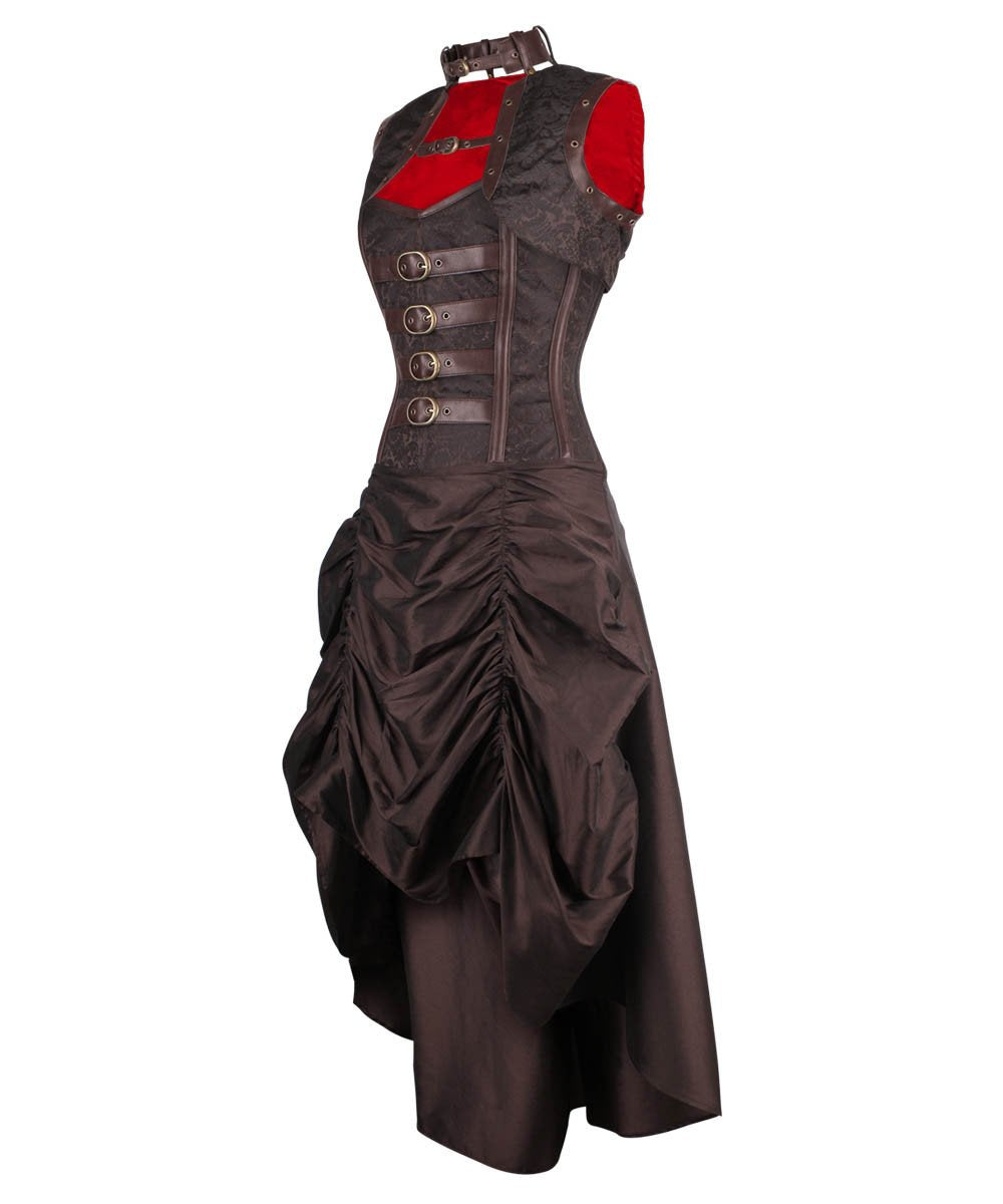 Floriano Overbust Steampunk Corset Dress