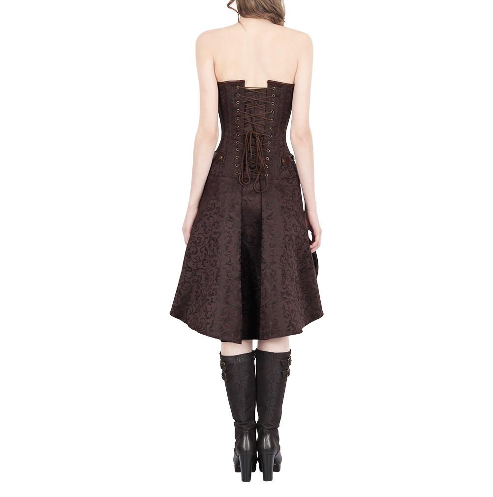 Omawnakw Steampunk Corset Dress