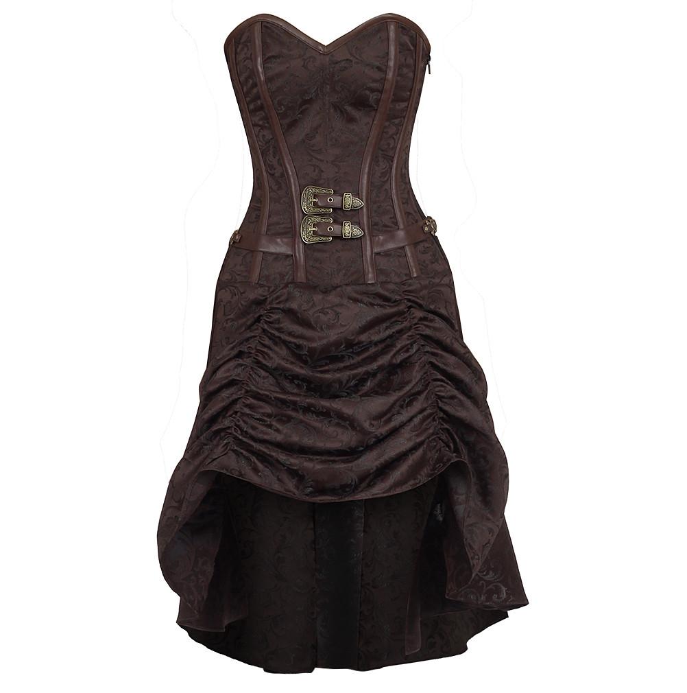 Omawnakw Steampunk Corset Dress