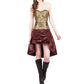 Abhiraja Steampunk Corset Dress