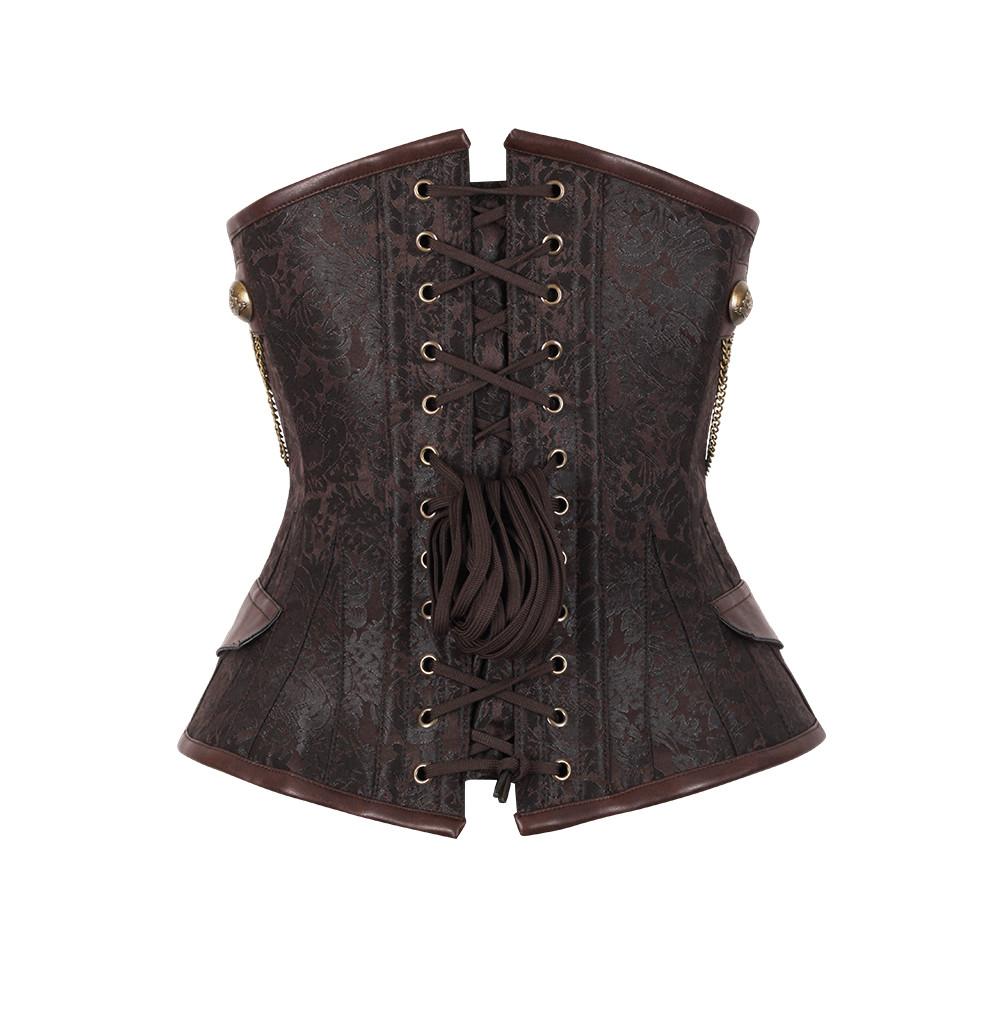 Maddox Steampunk Victorian Underbust Corset