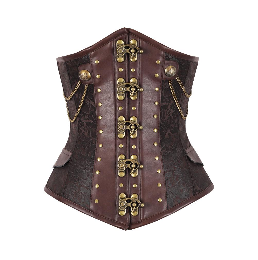 Maddox Steampunk Victorian Underbust Corset