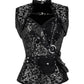 Harpinna Brocade Steampunk Overbust Corset