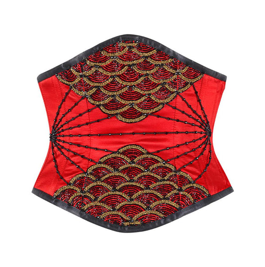 Leoine Red Underbust Couture Corset