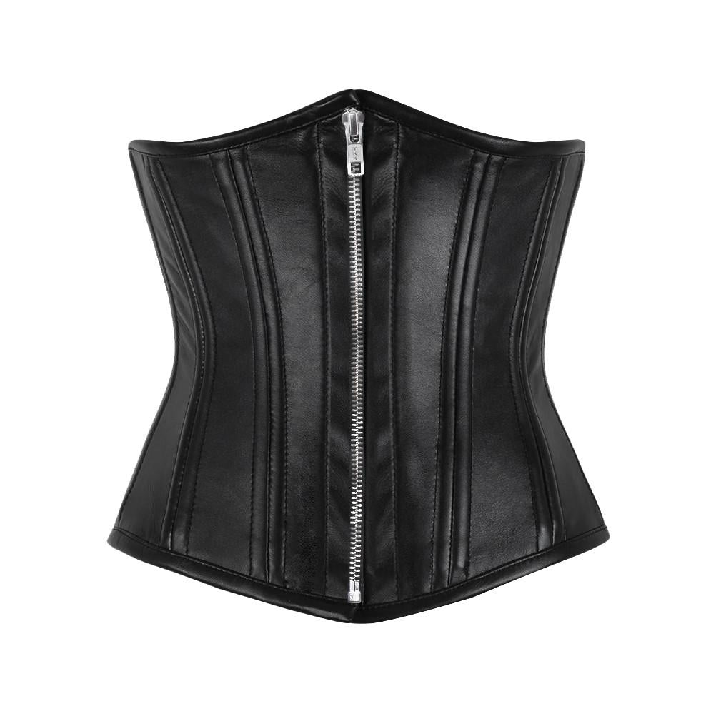 Farlane Genuine Sheep Napa Leather Waist Cincher Corset