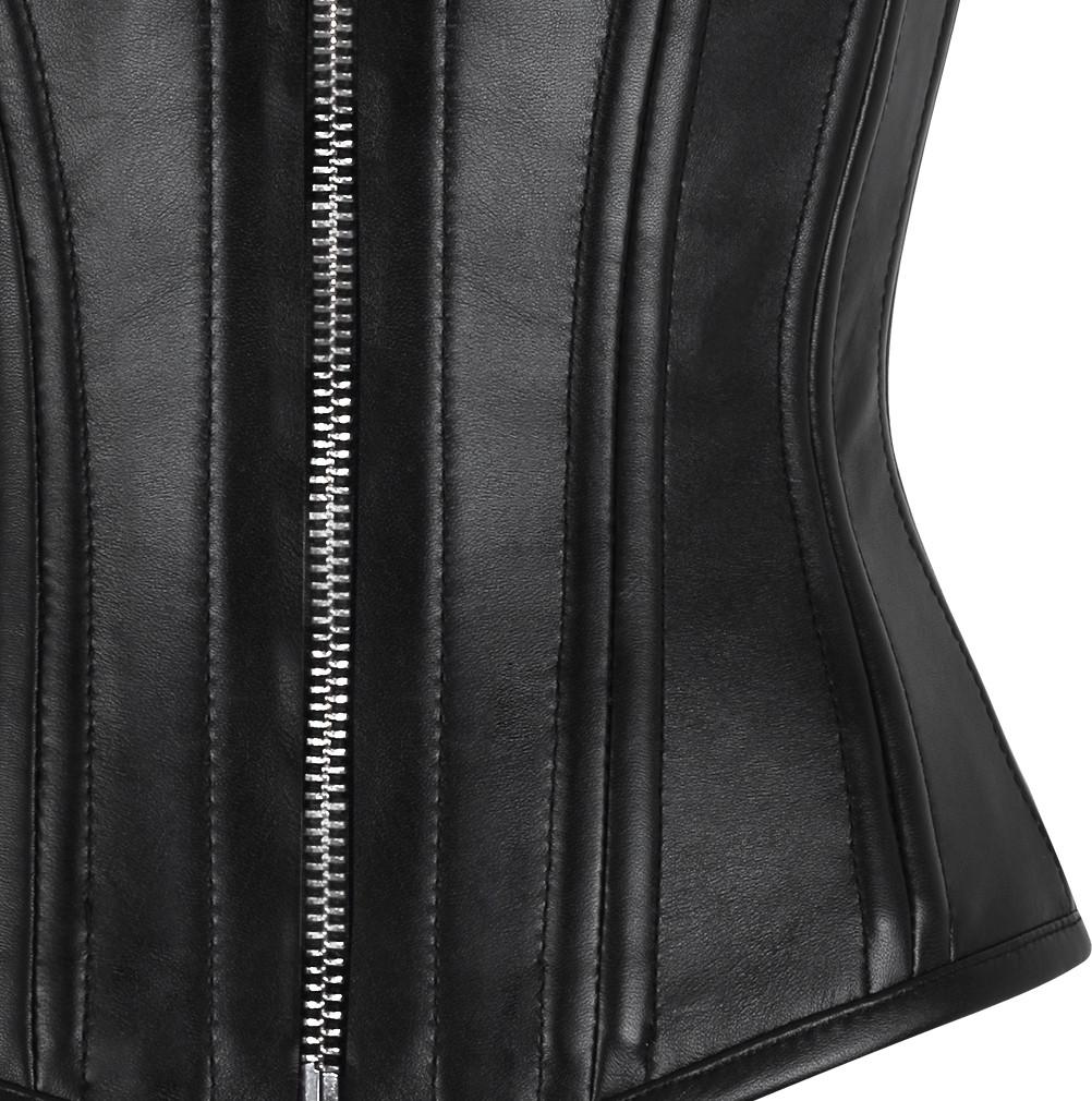 Farlane Genuine Sheep Napa Leather Waist Cincher Corset