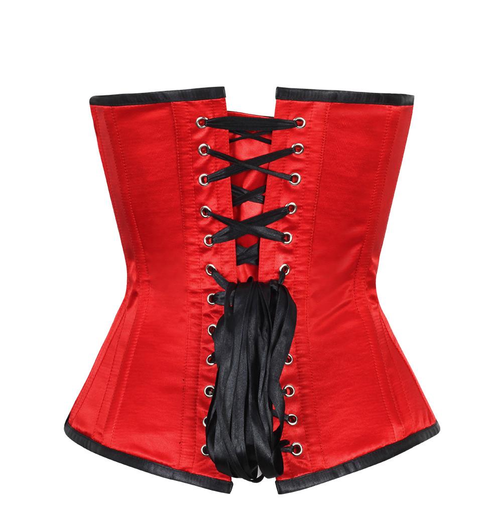 Caree Red Overbust Couture Corset