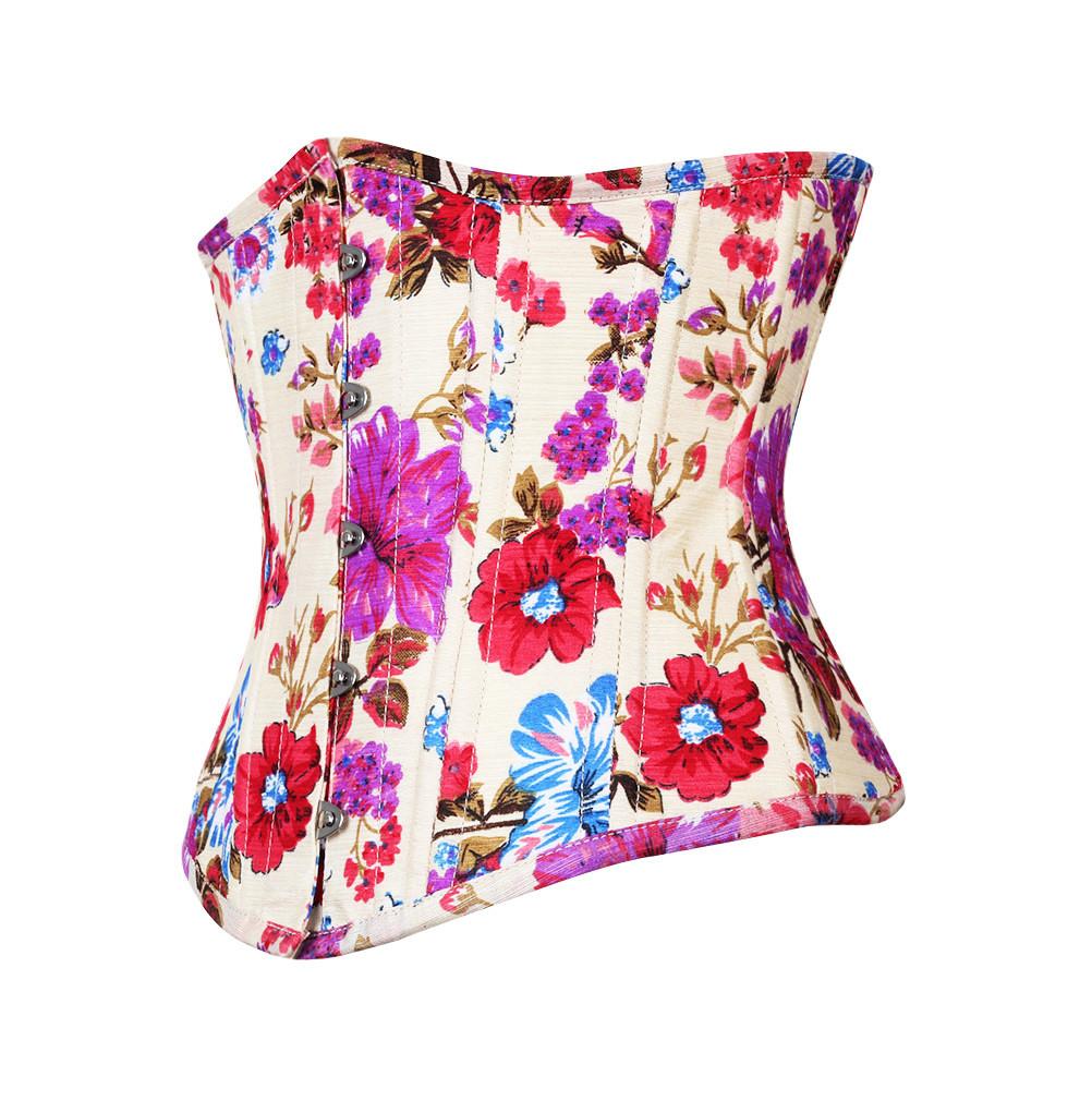 Pawelek Floral Print Waist Training Corset