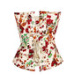 Peada Floral Print Overbust Corsets