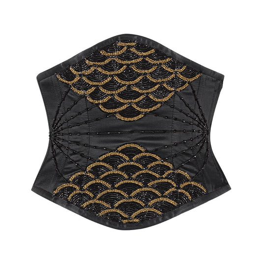 Caria Black Couture Underbust Corset