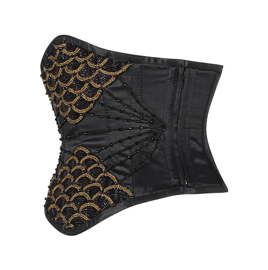 Caria Black Couture Underbust Corset
