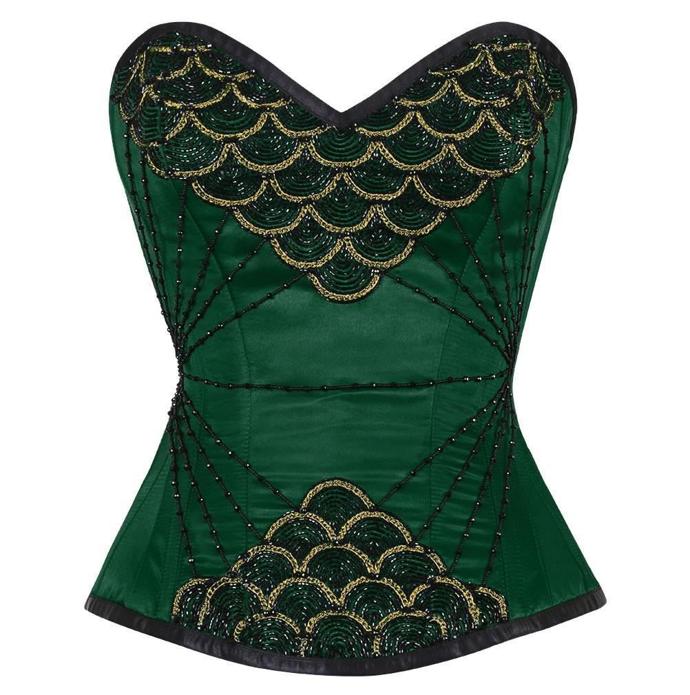 Adney Green Overbust Couture Corset
