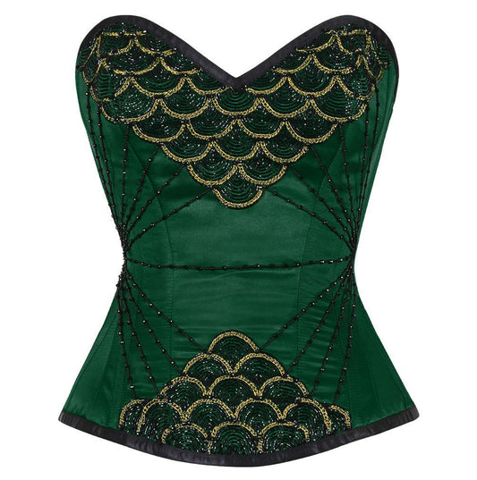 Adney Green Overbust Couture Corset