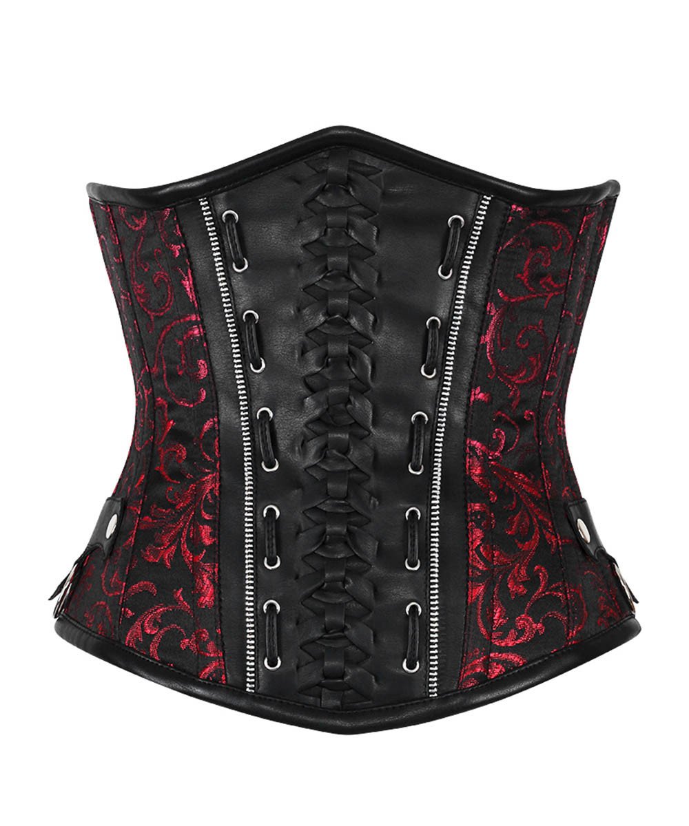 Fiacra Criss Cross Gothic Underbust Corset