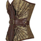 Daryn Gold Steampunk Buckle Corset