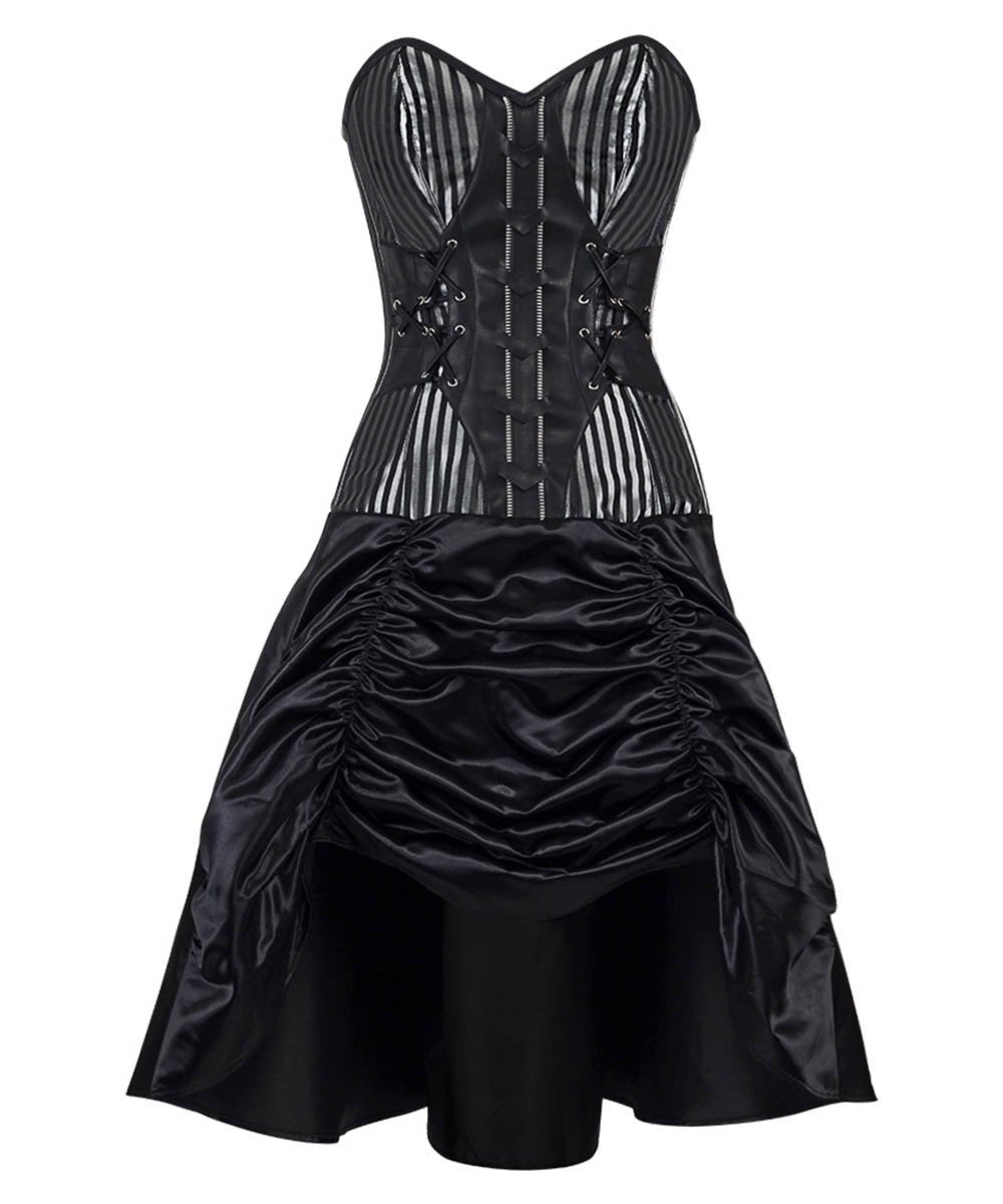 Davies Gothic Steel Boned Corset Dress