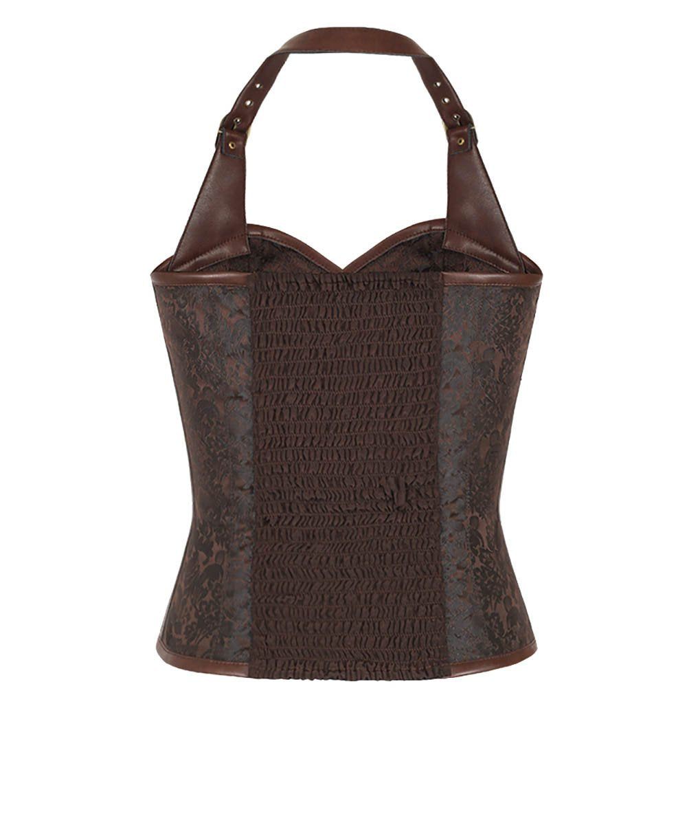 Helsin Halter Neck Steampunk Corset Top