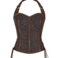 Helsin Halter Neck Steampunk Corset Top