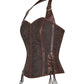 Helsin Halter Neck Steampunk Corset Top