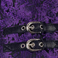 Cavan Gothic Shoulder Straps Purple Corset Top
