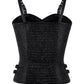 Darien Gothic Black Corset Top