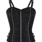 Darien Gothic Black Corset Top