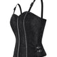 Darien Gothic Black Corset Top