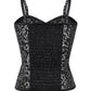 Eleena Gothic Brocade Corset Top
