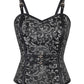 Eleena Gothic Brocade Corset Top