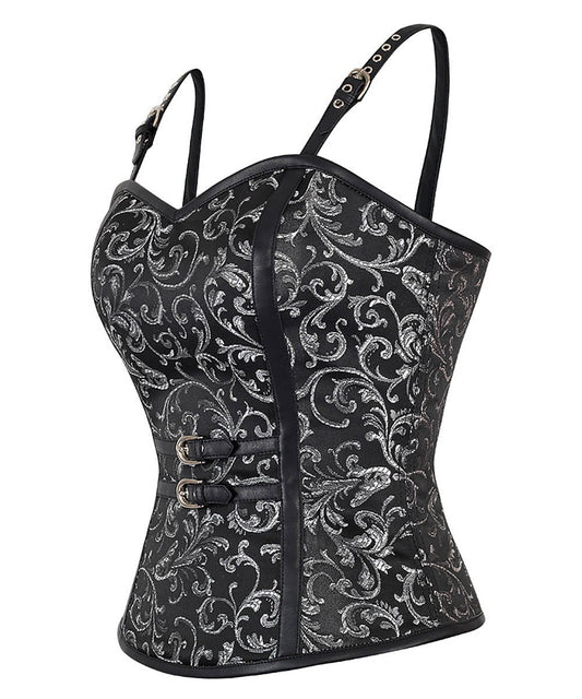 Eleena Gothic Brocade Corset Top